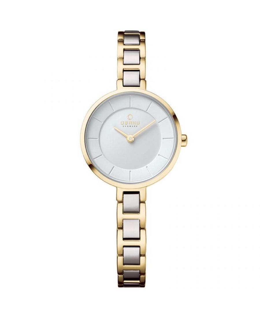 Kobiety kwarcowy Zegarek Obaku V183LXGISG Biały Wybierz
