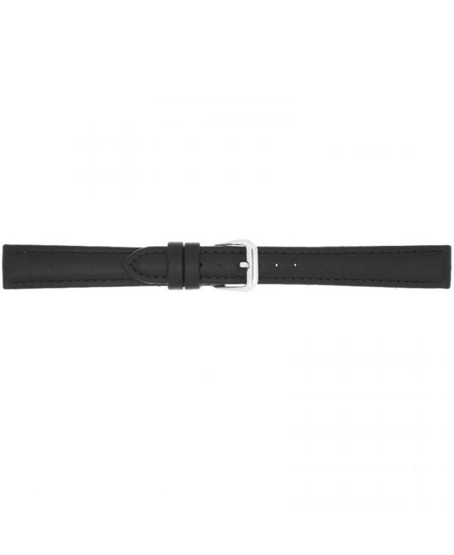 Watch Strap CONDOR Calf Strap 306R.01.12.W Skóra czarny Skórzany Czarny 12 mm