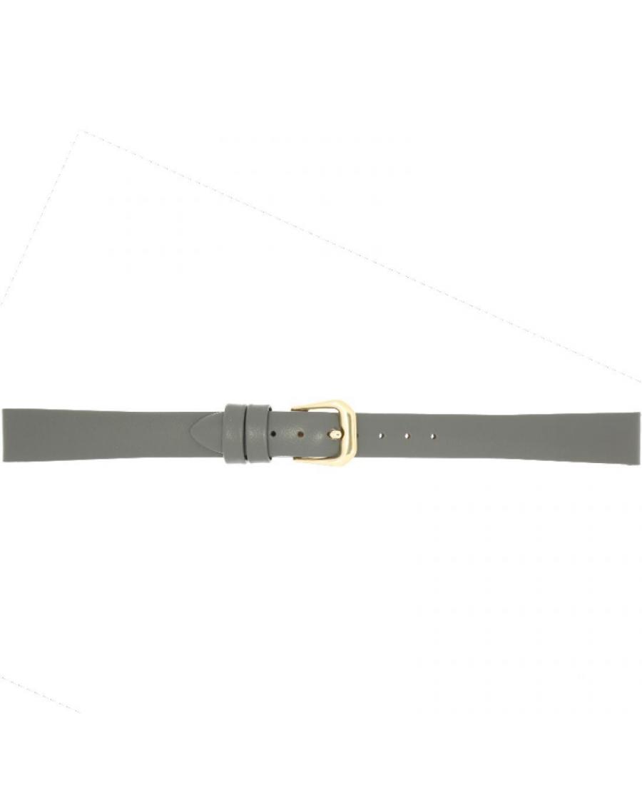 Watch Strap CONDOR Calf Leather 241R.07.12.Y Skóra Gray Skórzany Szary 12 mm