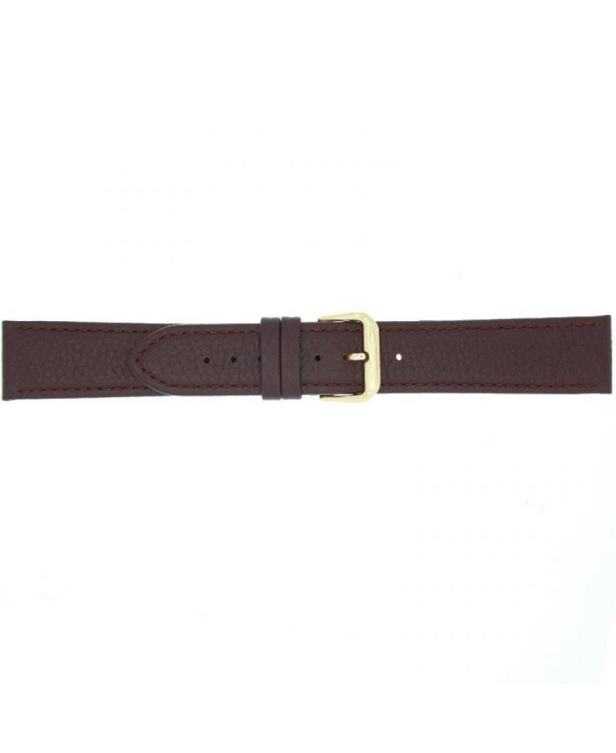 Watch Strap CONDOR Genuine Calf Extra Long 054L.02.22.Y Brown 22 mm