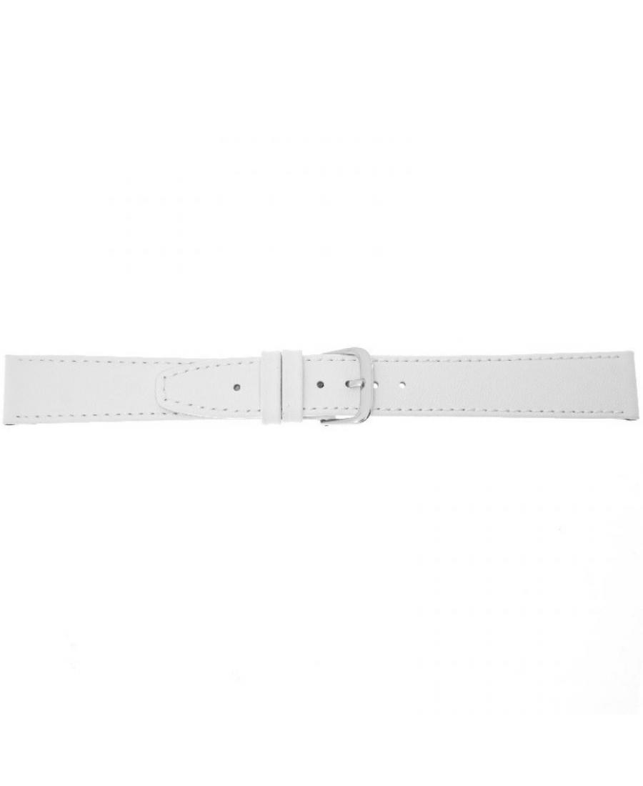 Watch Strap CONDOR Calf Strap 124R.09.18.W Skóra Skórzany Biały 18 mm