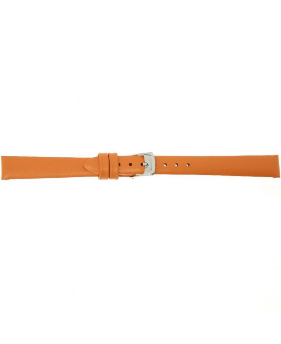 Watch Strap CONDOR Summer colours calf strap 335R.19.14.W Skóra Skórzany Pomarańczowy 14 mm