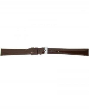 Watch Strap CONDOR Patent Leather 669R.03.14.W Skóra Skórzany Brązowy 14 mm