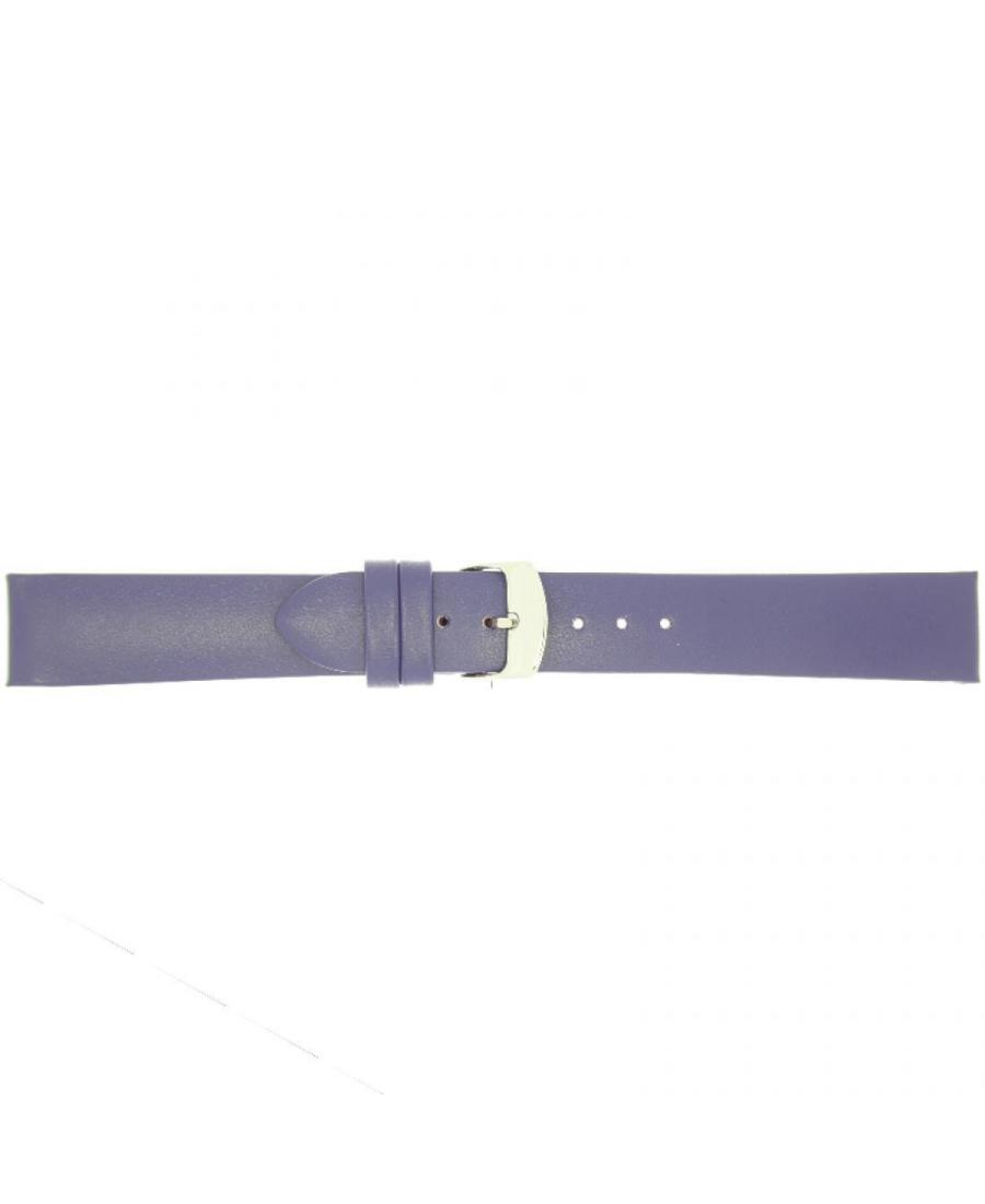 Watch Strap CONDOR Summer colours calf strap 335R.16.18.W Skóra Purple Skórzany Fioletowy 18 mm