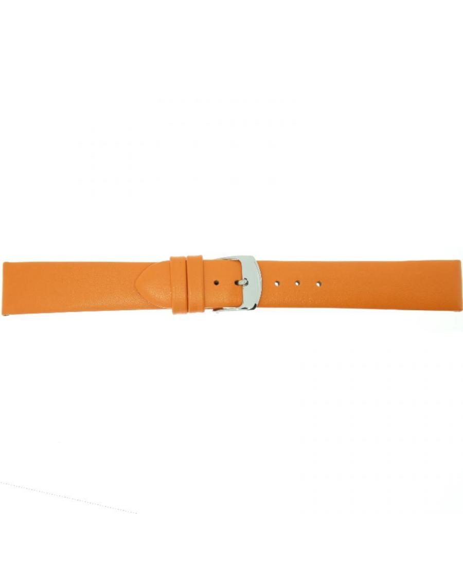 Watch Strap CONDOR Summer colours calf strap 335R.19.18.W Skóra Skórzany Pomarańczowy 18 mm