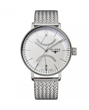 Mężczyźni klasyczny kwarcowy analogowe Zegarek ELYSEE ELS-13270M Biały Dial 42mm