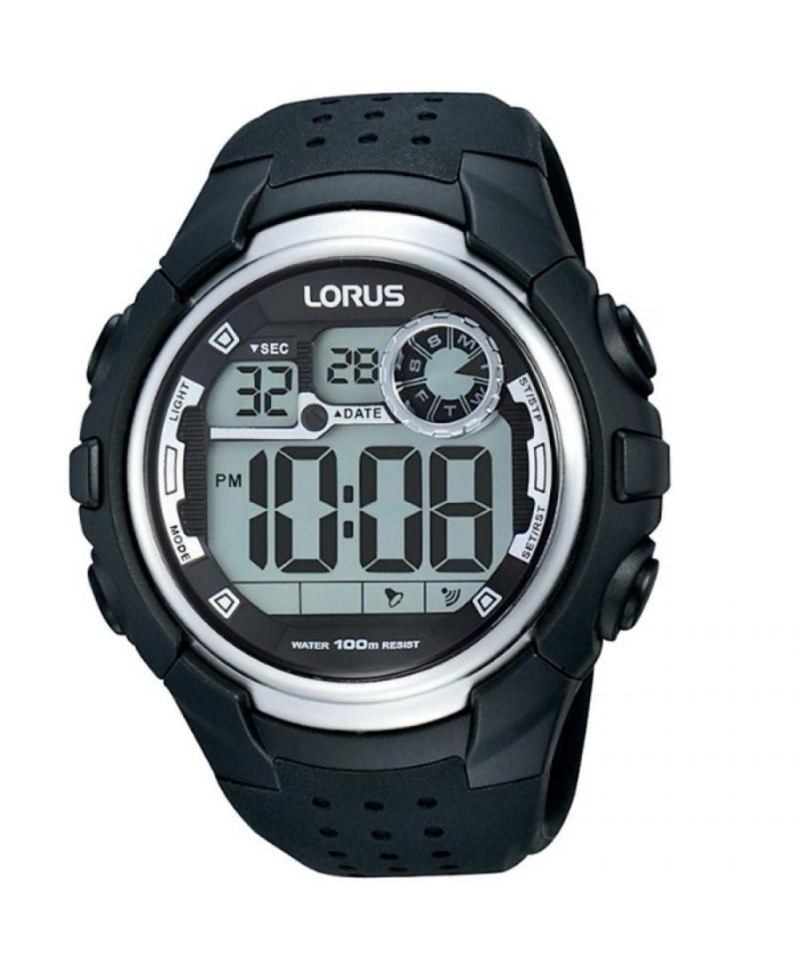 Men Sports Japan Quartz Digital Watch Alarm LORUS R2385KX-9 Grey Dial 53mm