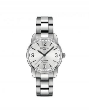 Women Swiss Fashion Quartz Watch Certina C034.210.11.037.00 White Dial