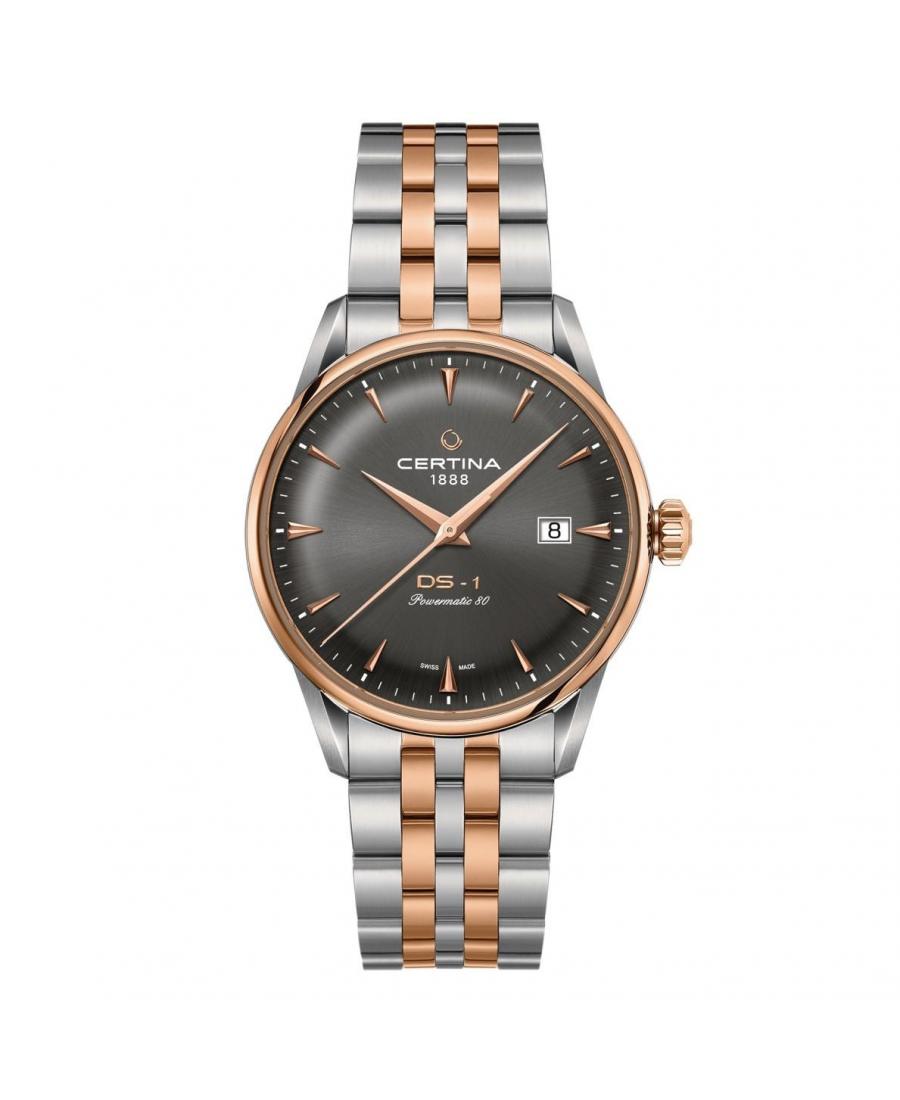 Men Swiss Fashion Automatic Watch Certina C029.807.22.081.00 Brown Dial