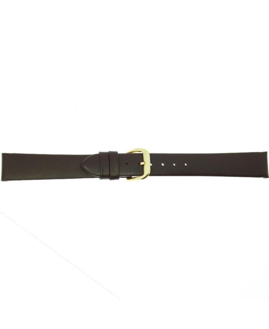 Watch Strap CONDOR Calf Leather Strap 241R.02.16.Y Skóra Skórzany Brązowy 16 mm
