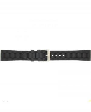 Watch Strap CONDOR PU.106.01.20.W Plastic / Rubber czarny Tworzywo sztuczne/guma Czarny 20 mm