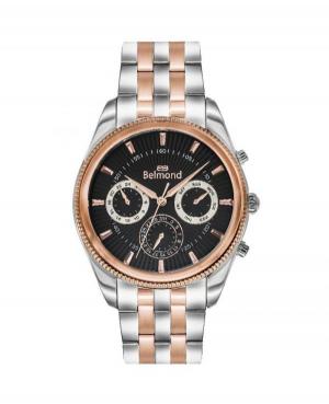 Mężczyźni klasyczny kwarcowy analogowe Zegarek BELMOND HRG625.550 Czarny Dial 43mm
