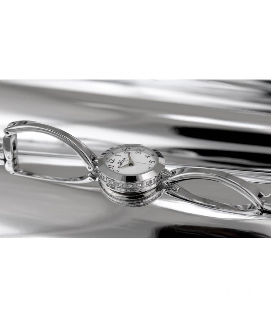 Kobiety klasyczny kwarcowy analogowe Zegarek RUBICON RNBC99SAWX03BX Biały Dial 23mm