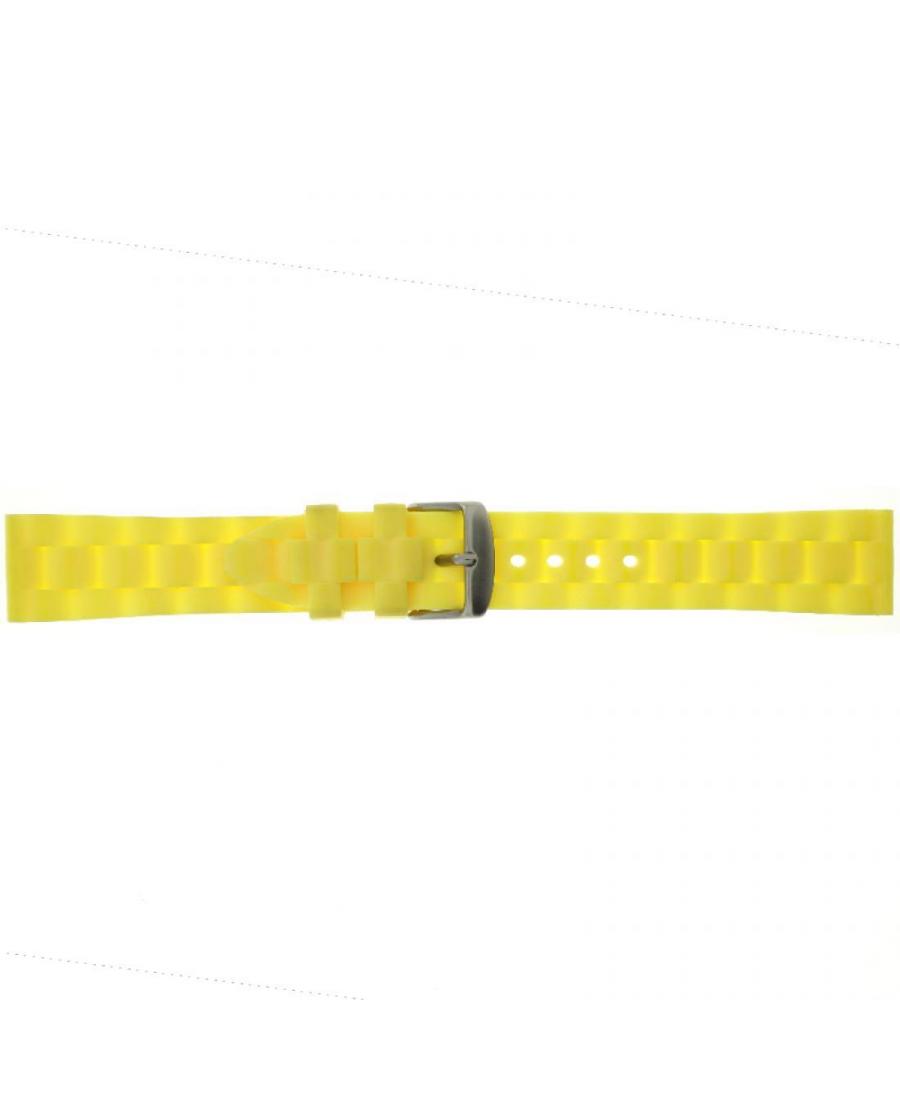Ремешок для часов CONDOR PU.106.18.20.W Пластик / Резина Желтый 20 мм