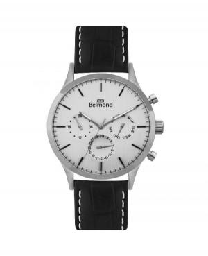 Mężczyźni klasyczny kwarcowy analogowe Zegarek BELMOND KNG562.331 Srebrna Dial 43mm
