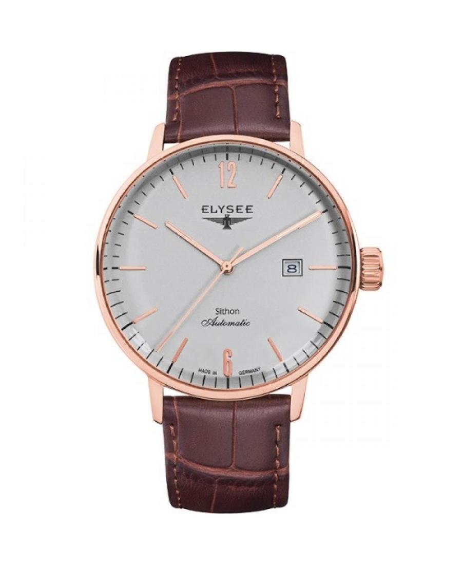 Mężczyźni klasyczny automatyczny analogowe Zegarek ELYSEE ELS-13282 Szary Dial 42mm