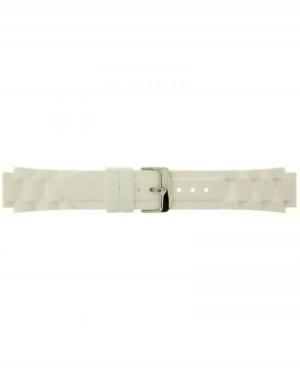 Watch Strap CONDOR SL.102.09.20.W Plastic / Rubber Tworzywo sztuczne/guma Biały 20 mm