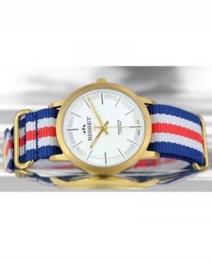 Men Swiss Classic Quartz Watch Bisset BSFE42GISX05BX White Dial