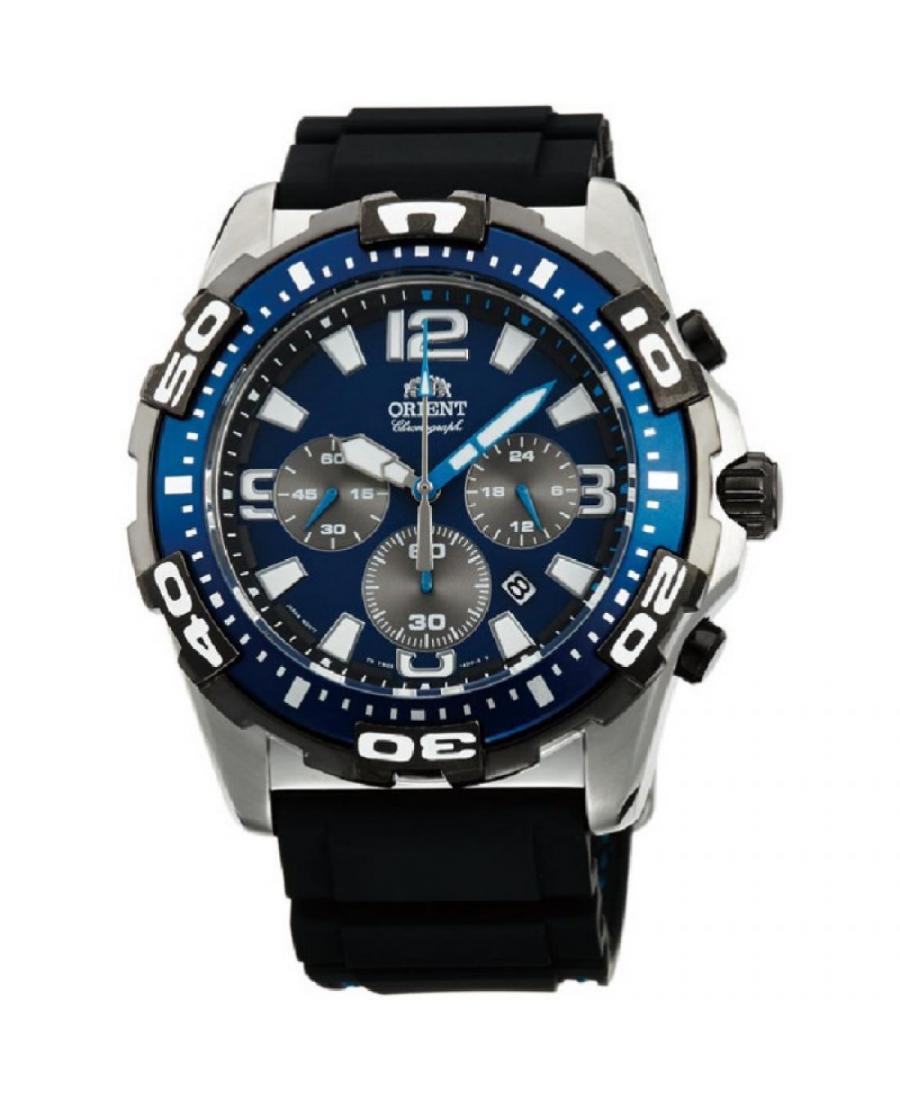 Mężczyźni Japonia klasyczny kwarcowy Zegarek Orient FTW05004D0 Niebieska Wybierz