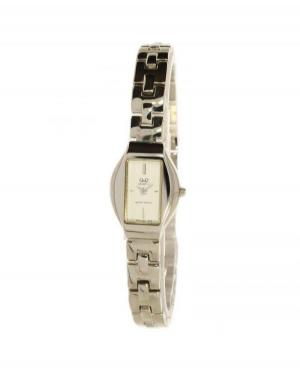 Kobiety Moda Japonia kwarcowy analogowe Zegarek Q&Q G653-201 Biały Dial 25mm
