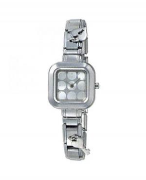 Женские Fashion Японские Кварцевый Аналоговый Часы Q&Q VH53-202 Серебряного цвета Dial 21mm