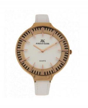 Kobiety Moda Japonia kwarcowy analogowe Zegarek JORDAN KERR C2735ALX/IPRG/WHITE Biały Dial 45mm