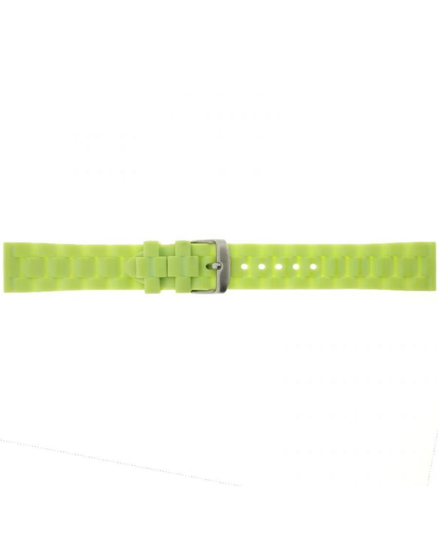 Watch Strap CONDOR PU.106.11.20.W Plastic / Rubber Tworzywo sztuczne/guma Zielony 20 mm