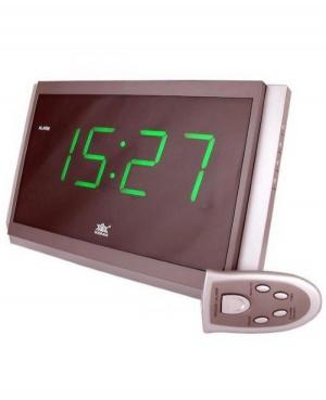 Electric Alarm Clock 2502C/GREEN Plastic Steel color Plastik Tworzywo Sztuczne Kolor stali