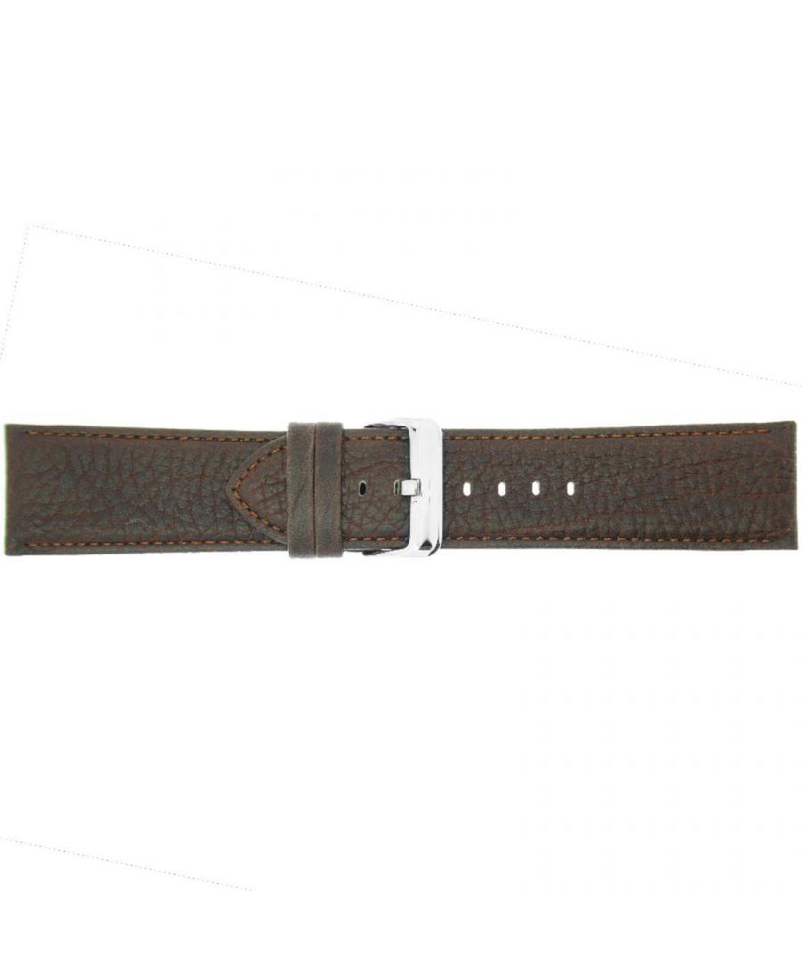 Watch Strap CONDOR Padded Camel Grain Extra Extra Long 664X.02.26.W Brown 26 mm