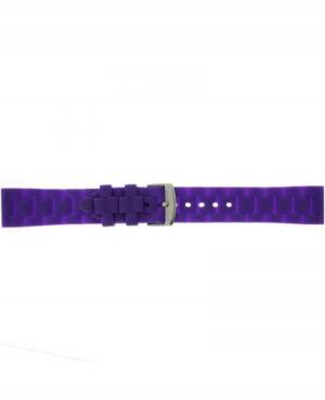 Watch Strap CONDOR PU.106.16.20.W Plastic / Rubber Purple Tworzywo sztuczne/guma Fioletowy 20 mm