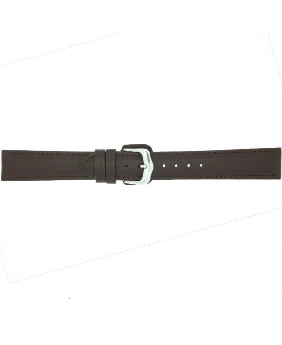 Watch Strap CONDOR Semi Padded Calf with bukle flap 270R.02.18.W Brown 18 mm
