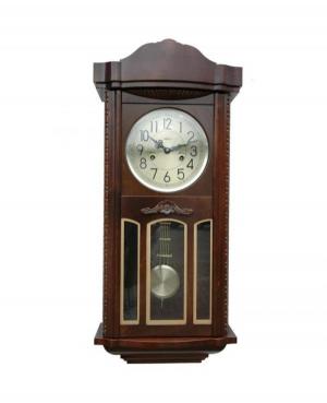 ADLER 11002W настенные механические часы Wood Орех