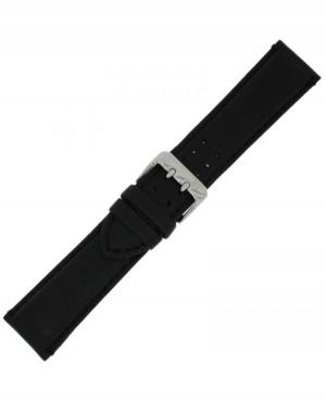 Ремешок для часов Piero Magli 13570101.24.W Кожа Чёрный 24 мм