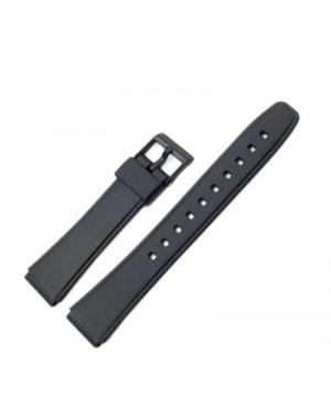 Watch Strap CASIO 10222860 Plastic / Rubber czarny Tworzywo sztuczne/guma Czarny 20 mm