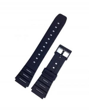 Watch Strap CASIO 71604130 Plastic / Rubber czarny Tworzywo sztuczne/guma Czarny 24 mm