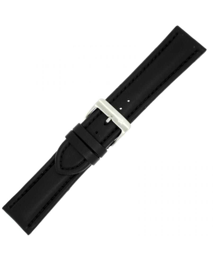 Ремешок для часов Piero Magli 04611101.24.W Кожа Чёрный 24 мм