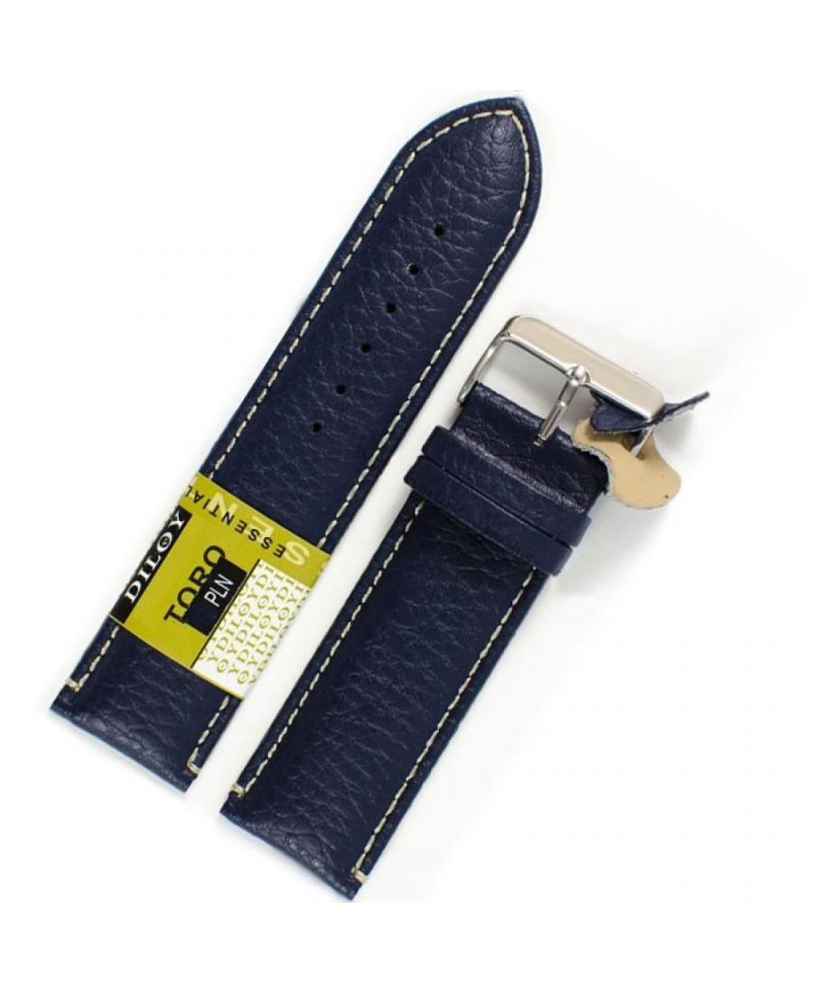 Watch Strap Diloy P206.24.5 Blue 24 mm