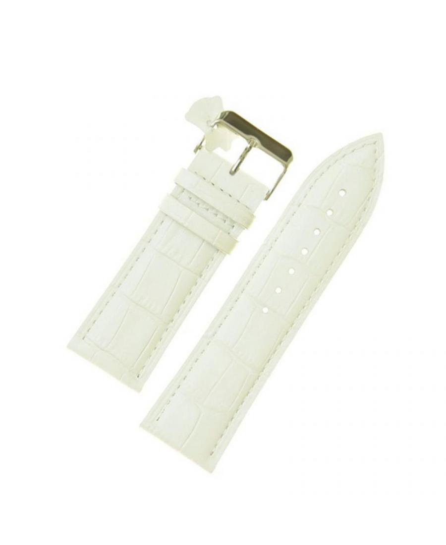 Watch Strap Diloy 379EA.26.22 White 26 mm