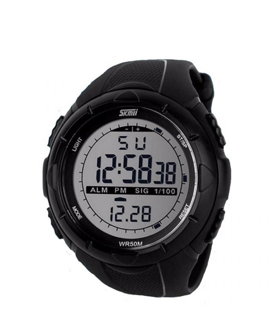 Mężczyźni Funkcjonalny kwarcowy cyfrowe Zegarek Budzik SKMEI 1025 BK Szary Dial 50mm