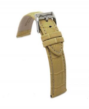 Watch Strap Diloy 378.22.17 Yellow 22 mm
