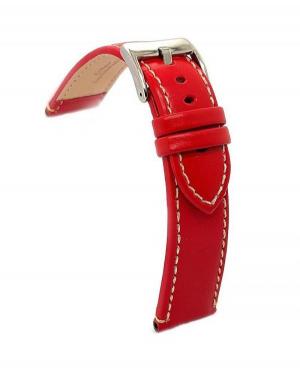 Watch Strap Diloy 373.06.24 Red 24 mm