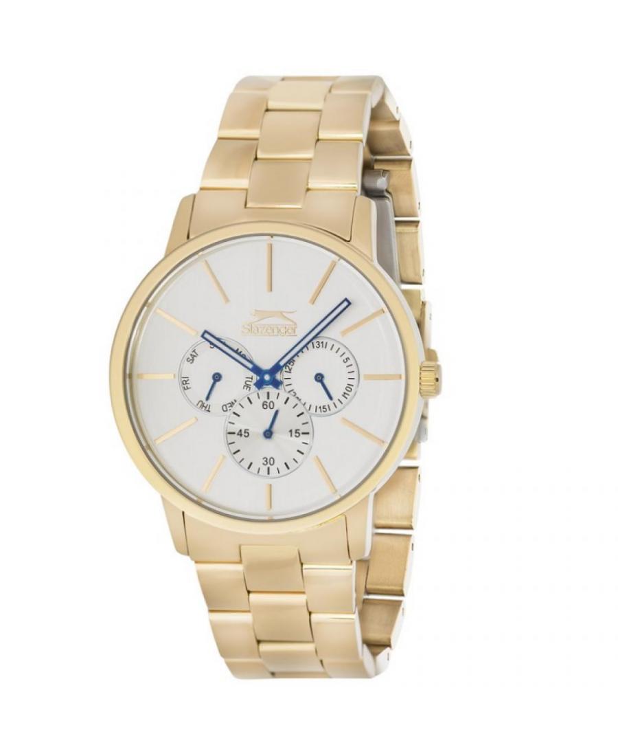 Men Fashion Classic Quartz Watch Slazenger SL.9.6010.2.02 Silver Dial