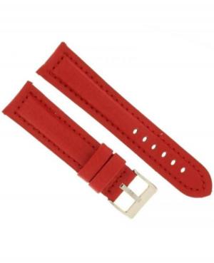 Watch Strap Diloy 374.22.6 Red 22 mm