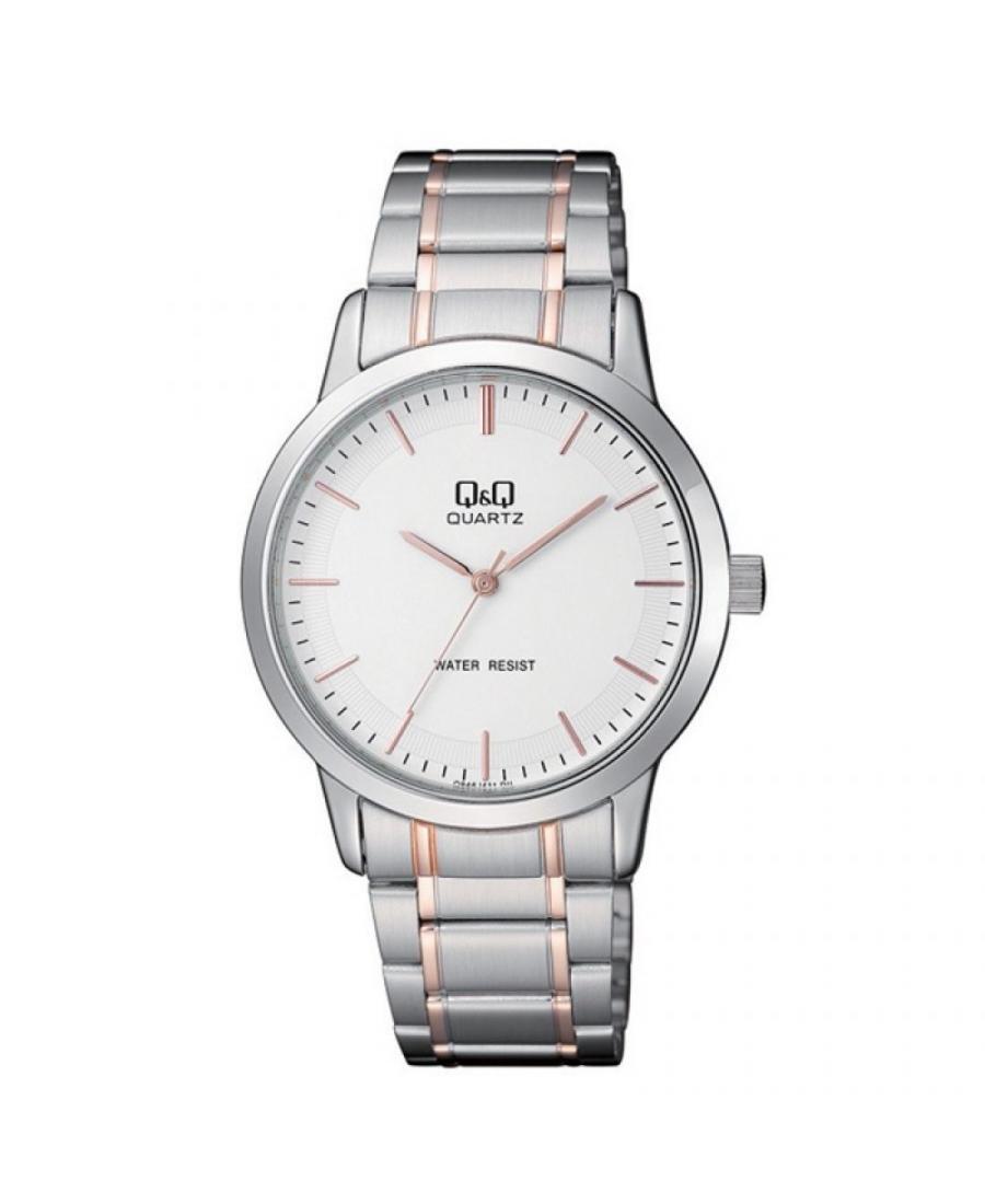 Mężczyźni klasyczny Japonia kwarcowy analogowe Zegarek Q&Q Q946J411Y Biały Dial 39mm