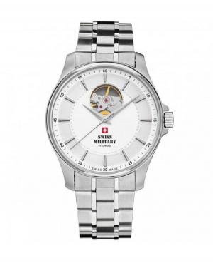 Men Fashion Luxury Swiss Automatic Analog Watch Skeleton SMA34050.02 White Dial 40mm