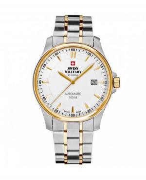 Mężczyźni Moda Luxury Szwajcar automatyczny analogowe Zegarek SMA34025.03 Biały Dial 39mm