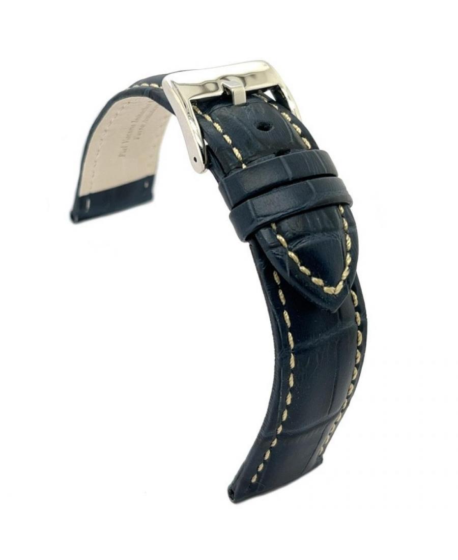 Watch Strap Diloy 378.05.22 Blue 22 mm