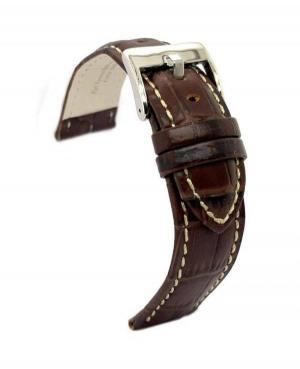 Watch Strap Diloy 378EA.28.2 Brown 28 mm