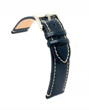 Watch Strap Diloy 373.24.5 Blue 24 mm
