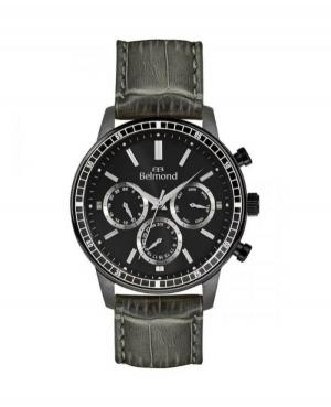 Mężczyźni klasyczny kwarcowy analogowe Zegarek BELMOND HRG500.056 Czarny Dial 45mm
